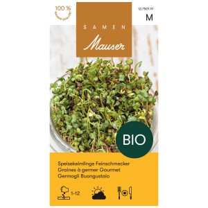 Mélange de graines germées bio : Lentilles, radis, roquette pour germination.