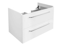 Fackelmann Waschtischunterschrank Milano Weiss 80 cm