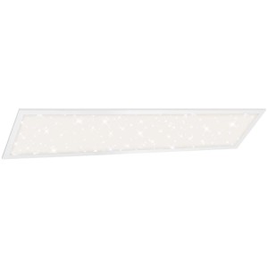 Panneau LED blanc Brilo Pallas avec effet ciel étoilé, 24W, dimmable.