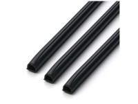 Cablefix Kabelkanal selbstklebend Schwarz 10 x 10,5 mm / Länge 1 m / 3 Stk.