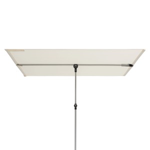 Ombrellone da balcone Doppler Active, 130x180 cm, naturale, con funzione di inclinazione e rotazione.