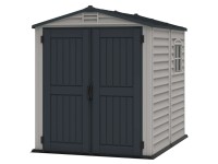 Duramax Kunststoff-Gerätehaus Grau 187 x 190 cm