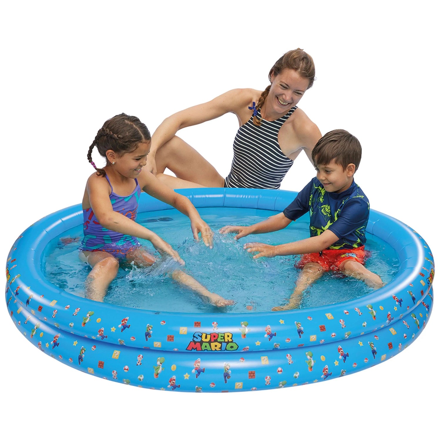 2 Rng Pool Super Mario 2-Ring-Pool Ø 150 x 25 cm