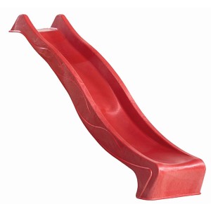 Toboggan rouge pour la cabane sur pilotis Karibu Frieda. Accessoire d'aire de jeux.