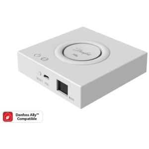 Danfoss Ally Gateway Zigbee LAN, contrôle centralisé pour l'installation de chauffage smart home.