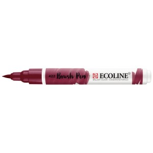 Ecoline Brushpen Rotbraun, flexibler Pinselstift für Kunst und kreatives Gestalten.