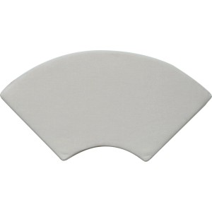 Cuscino angolare per lounge da giardino modulare Waldport, grigio chiaro.
