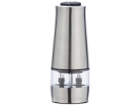 Wenko Elektrische Gewürzmühle 2in1 mit LED-Licht (HxBxT) 17,5 x 7 x 6 cm