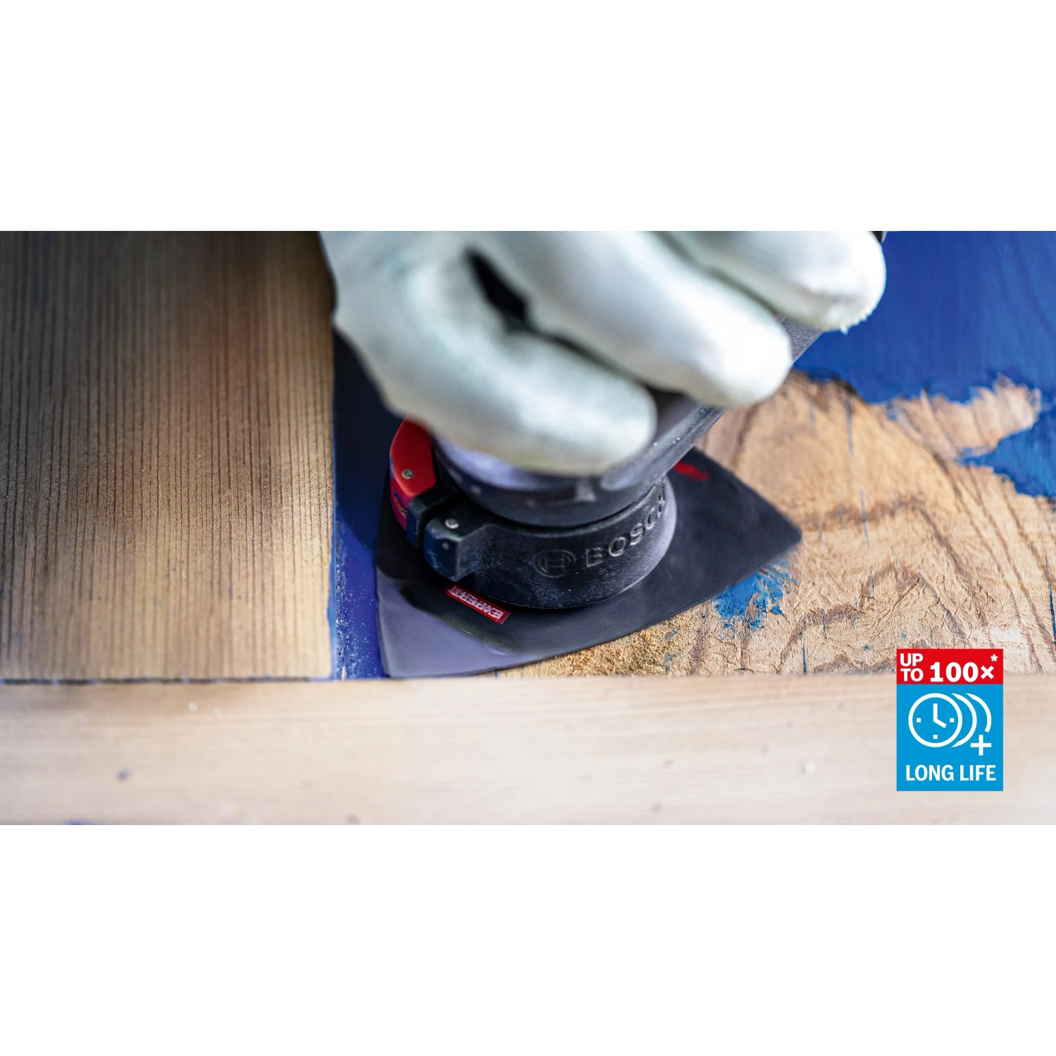 Bosch Expert Sanding Plate AVZ 90 RT6 – 90mm Grit 60 Carbide Sanding Blade For Oscillating Multi-Tools