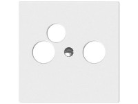 Feller Frontplatte EdizioDue Radio/TV/Daten Weiss