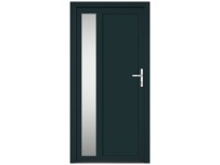 Roro Mehrzwecktür Midland Weiss / Anthrazit Rechts (HxBxT) 200 x 100 x 7 cm