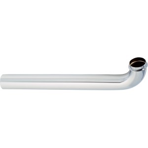 Siphon de lavabo chromé, diamètre 32 mm, longueur 300 mm, pour raccorder les tuyaux de siphon.