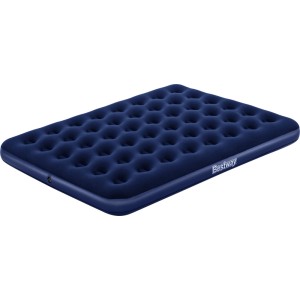 Materasso gonfiabile Bestway Queen Size blu scuro (203x152x22 cm) per campeggio e casa.