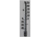 Möller Therm Hauswand-Thermometer Metall Schwarz 42 cm