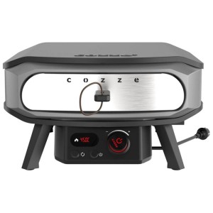 Forno per pizza elettrico Cozze Premium Rotate 17 pollici con pietra refrattaria rotante.