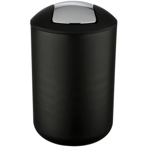 Wenko Pattumiera Cosmetici Brasil Nero, 6.5 l, con coperchio basculante.