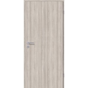 Porta interna CPL Rovere Argento, anta con maniglia, 73,5x198,5 cm.