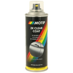 MOTIP 2K vernice trasparente lucida, bomboletta da 200ml per riparazioni di vernice e carrozzeria.