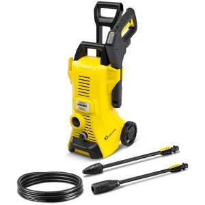 Nettoyeur haute pression Kärcher K 3 Power Control jaune avec accessoires.