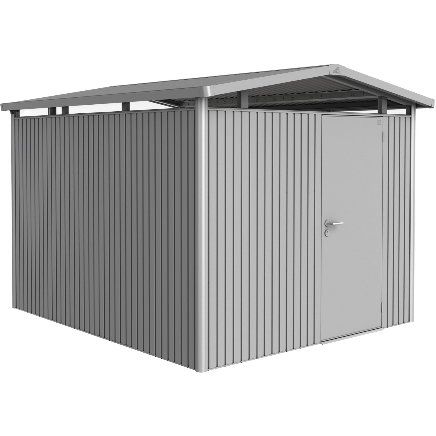 Biohort MetallGerätehaus Panorama Silber 7,6 m² kaufen bei OBI