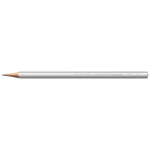Caran d'Ache Graphitstift Graphite Line 4H, silbergrau, für feine Linien und Schraffuren.