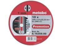 Metabo Trennscheiben Metall 125 mm 10 Stk.