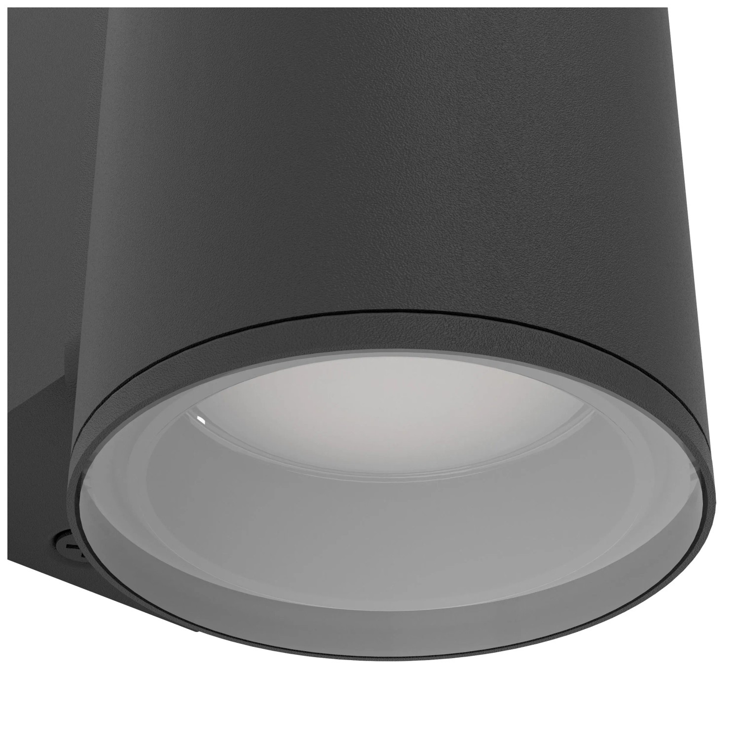 Eglo LED Plafonnier Extérieur Argolis 2 - Métal Noir & Plastique Blanc - Lumière Chaude 3000K - IP44 - Ø28,5 Cm