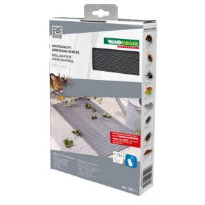 Emballage de la protection de saut-de-loup Windhager en fibre de verre 60x135cm, protège des feuilles et vermines.