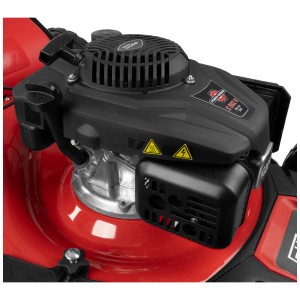 Dettaglio del motore del tosaerba a benzina Güde Big Wheeler 554.3 R.