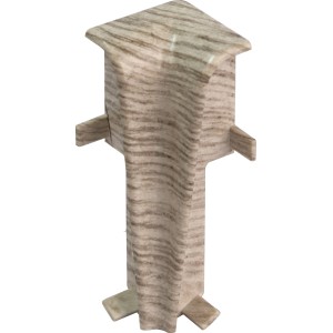 Coin intérieur pour plinthe Egger Frêne gris, lot de 2 pour stratifié et parquet.