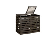 Weka Mülltonnenbox für 2 Tonnen Anthrazit