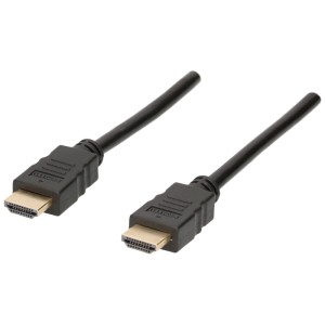 Cavo HDMI Schwaiger nero, High Speed, 3m, per trasmissione audio e video.
