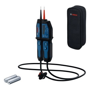 Testeur de tension Bosch Professional GVT 1000-15 avec étui et piles.