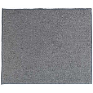 Tappetino scolapiatti Wenko Miko in microfibra grigia, 47x40 cm, per cucina.