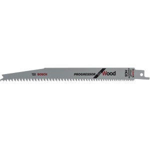 Lame de scie sabre Bosch S 2345 X Progressor for Wood, lot de 2, pour bois et dérivés.