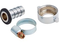 Raccord de tuyau flexible Chromé 13 mm (1/2