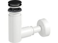 Prevex Siphon EasyClean mit Pop-Up-Ventil Schwarz Ø 40 mm x 32 mm