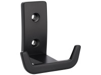 Siro Doppelhaken 2662 Zinkdruckguss Schwarz matt 1 Stk.