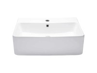 AquaSu Basic Waschtisch 263 Waschbecken mit Überlauf und Hahnloch AquaSu Basic Waschtisch 263 Waschbecken mit Überlauf und Hahnloch