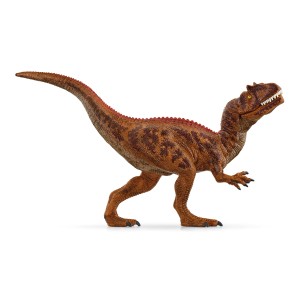 Figurine de collection Schleich Allosaurus détaillée, marron avec motif.