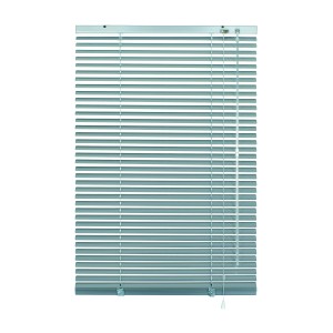Gardinia tenda veneziana in alluminio, argento, 60x130 cm. Protezione solare e privacy per finestre.