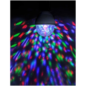 Star Trading LED-Leuchtmittel Disco E27 mit bunten RGB-Farben für Partystimmung.