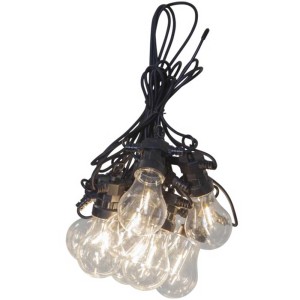 Guirlande lumineuse Star Trading Circus avec LED à filament blanc chaud pour extérieur, longueur 410 cm.
