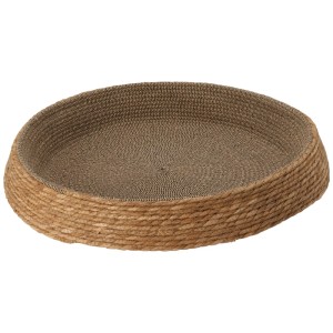 Cesta rotonda in rattan per animali, naturale, Ø 62cm, accogliente cuccia per cani o gatti.