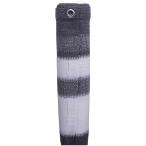 Rouleau de pare-vue balcon Videx Garden, gris-anthracite, 90x300cm, pour une intimité optimale.
