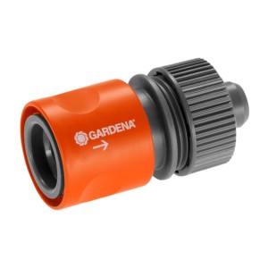 Gardena Raccord Rapide pour Tuyau, orange/gris, pour tuyaux de 16 mm (5/8).