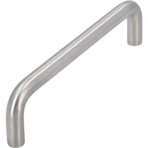 Maniglia per mobili Siro 901, acciaio inox finemente levigato, interasse 128 mm.
