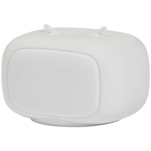 Luce notturna a LED Ledvance bianca a forma di TV con RGBW, ricaricabile USB, ideale per le camerette dei bambini.