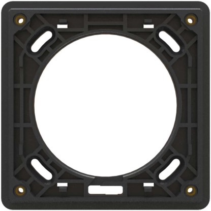 Unterputz-Befestigungsrahmen Exo IP55 Schwarz Gr. 1 x 1