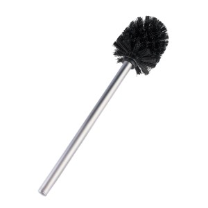 Wenko manche de remplacement avec tête de brosse, inox brillant, pour brosses WC.